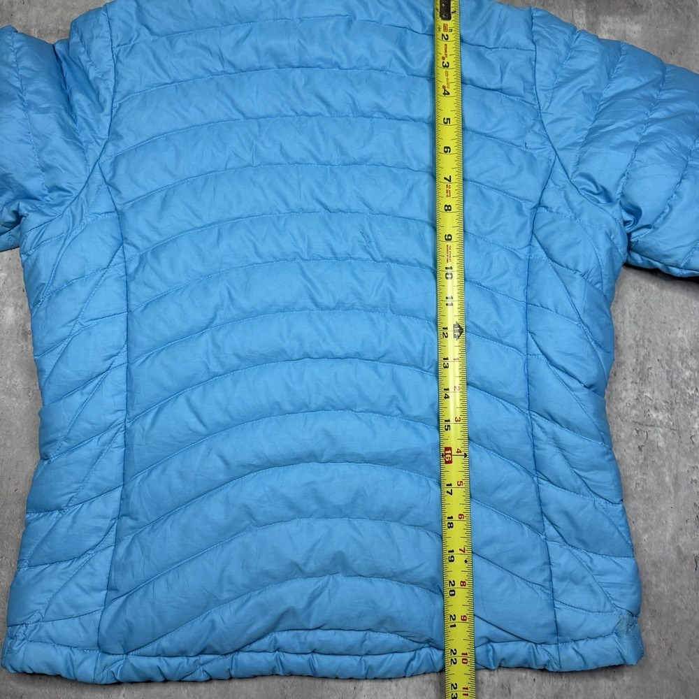 Patagonia Down Sweater Jacket Womens Small Light Blue Lightweight Puffer 846882 - Picture 7 of 9
